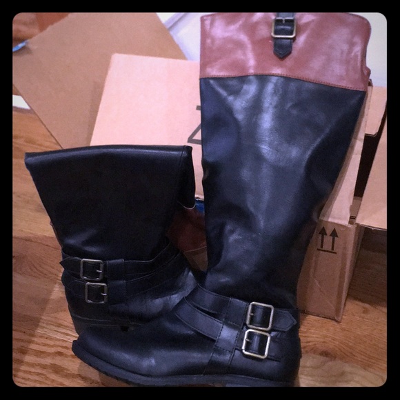 Womens wide calf boot - Picture 1 of 1